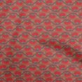 thumbnail image 1 of oneOone Rayon Red Fabric Floral Sewing Material Print Fabric By The Yard 56 Inch Wide, 1 of 5