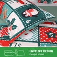 thumbnail image 3 of Gogreen Twin Christmas Duvet Cover, Soft & Breathable Microfiber 3 Pieces Bedding Sets, Pattern Comfy Duvet Cover, with Zipper Closure (Christmas Collection), 3 of 8