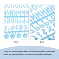 thumbnail image 4 of Uxcell Felt Letter Board Letters Numbers Symbols 3/4 inch Blue Alphabet Message Board Changeable, 4 of 6