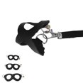 thumbnail image 4 of Harness and Leash with Bells, Small Pet Outdoor Walking Harness Vest and Leash Set Decor Chest Strap Harness for  Ferret Squirrel Hamster Clothes Accessory, 4 of 8
