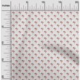 thumbnail image 2 of oneOone Velvet Red Fabric Floral Sewing Craft Projects Fabric Prints By Yard 58 Inch Wide, 2 of 5