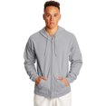 thumbnail image 1 of Hanes Mens ComfortBlend EcoSmart Full Zip Hoodie, M, Light Steel, 1 of 6