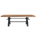 thumbnail image 2 of Modway Genuine 96" Adjustable Height Wood Dining/Conference Table in Natural, 2 of 16