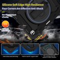 thumbnail image 4 of XYX 3in1 Rotating Stand Case for iPad Pro 13 inch M4 2024 with Hand/Shoulder Strap, Shockproof Rugged, Black, 4 of 7