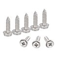 thumbnail image 1 of Unique Bargains M4 x 16mm 304 Stainless Steel Phillips Hex Washer Self Tapping Screws 25 Pack, 1 of 4