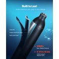 thumbnail image 3 of VEVOR Réservoir de Plongée 0,5 L Profondeur de Plongée 32,81 Pi Tuba Rechargeable Trousse de Réservoir d'Air, 3 of 9