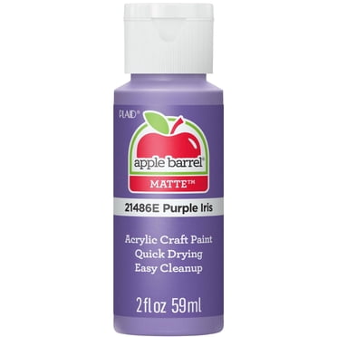 Apple Barrel Colors Matte Acrylic Craft Paint, 2 fl. oz., Purple Iris