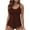 Women Tankini Bathing Suits#02Brown, variant on yoeyez Tankini Swimsuits for Women 2 Piece Tummy Control Swimsuit Scallop Trimp Scoop Neck Tankini Top with Bottom High Waisted Modest Bathing Suit,Black,XXL