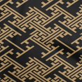 thumbnail image 1 of oneOone Cotton Flex Black Fabric Geometric Craft Projects Decor Fabric Printed By The Yard 40 Inch Wide, 1 of 4