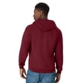 thumbnail image 2 of Hanes pour Hommes ComfortBlend EcoSmart Chandail à Capuchon à Fermeture Éclair Intégrale, m, Mulled Berry, 2 of 7