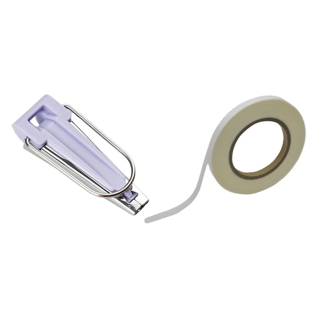 Rongfmy Fusible Bonding Web with Tape Maker for Home Use Hand-sewing Applique 5mm Web