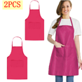 thumbnail image 1 of CHUANK Apron Work Apron Kitchen Food Waist Hanging Neck, 1 of 5