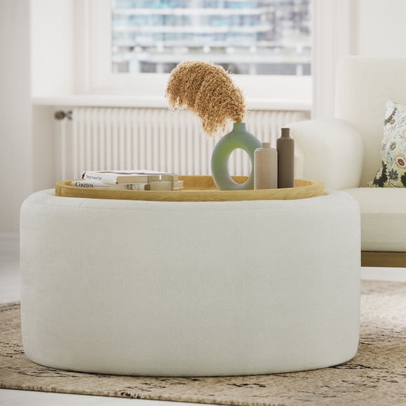 Beautiful Drew Stowaway Coffee Table with Storage by Drew Barrymore