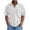 White, variant on QIUOMBBP Big and Tall Polos Shirts for Men Summer Loose Fit Lightweight Business Casual Tshirt Button Lapel Collared Solid Short Sleeve Tee Black XXXXL