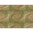 thumbnail image 1 of Ahgly Company Machine Washable Indoor Rectangle Transitional Oak Brown Area Rugs, 5' x 8', 1 of 7