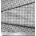 thumbnail image 3 of Soimoi Black Poly Georgette Fabric Semi Circle Geometric Decor Fabric Printed Yard 42 Inch Wide, 3 of 5