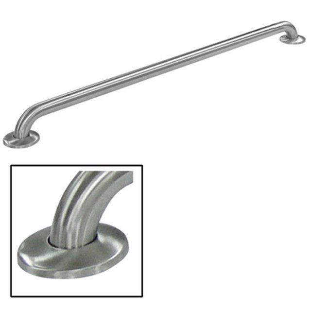Kingston Brass GB1442CS 42 Inch Concealed Flange Ada Grab Bar - Stainless Steel