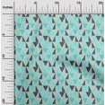 thumbnail image 1 of oneOone Organic Cotton Poplin Twill Fabric Triangle Geometric Printed Craft Fabric BTY 42 Inch Wide, 1 of 5