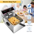 thumbnail image 4 of Gymax 1700W Deep Fryer Electric Commercial Tabletop Restaurant Frying w/ Basket Scoop, 4 of 10