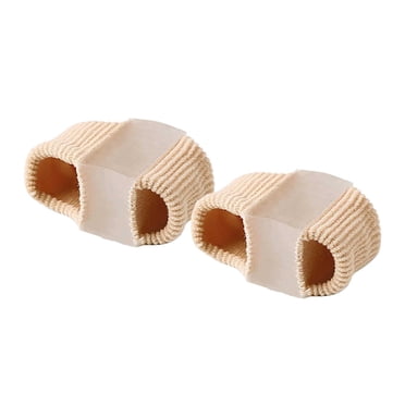 Gel Bunion Corrector Toe Spacers Separators Breathable Fabric Double Loop Design For Overlapping Toes And