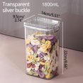 thumbnail image 1 of Wzzjkit Food Storage Containers with Lids Sealed Storage Tank for Cereals Large Storage Box Kitchen Food Storage Dry Fruit Tea Sealed Tank Cereal Containers Storage, 1 of 3