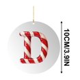thumbnail image 2 of 26 Letter Ornament Cane Candy Letter Ornament, 2 of 5