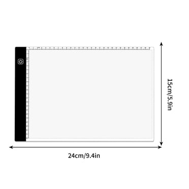 Portable Power Station Portable A4/A5 Tracing LED Copy Board Light Box Slim Light Pad USB Power Copy Drawing Board Tracing Light Board For Artists Designing Animation Sketching Portable Power Bank