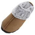 thumbnail image 2 of Chaussons pour Femmes Mousse à Mémoire de Forme Doux Chauds Antidérapants Confortables pour Intérieur Extérieur, 2 of 3