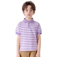 thumbnail image 1 of Enfants Polos pour Garçons T-Shirt Rayé Garçons Garçons Polos à Manches Courtes Chemises de Rugby Tenue Garçons 7-8 Ans, 1 of 8