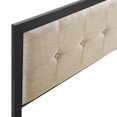thumbnail image 2 of Teagan Tufted Full Headboard - Black Beige, 2 of 4