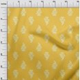 thumbnail image 2 of oneOone Georgette Viscose Fabric Leaves & Floral Block Decor Fabric Printed BTY 42 Inch Wide, 2 of 4
