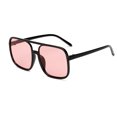 thumbnail image 1 of Optical Glasses Black Rimmed Spectacles Fashionable UV Protection Large-frame Clothing Accessories for Eyes Protection Black Rimmed Pink, 1 of 6