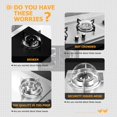 thumbnail image 4 of LOVEVER 4pcs Gas Stove Burner Embedded Center Gas Range Fire Distributor Accessories, 4 of 7