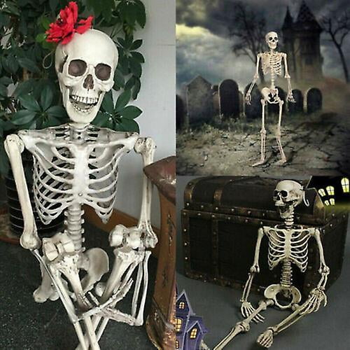Halloween Human Skeleton Oversized Poseable Full Life Size Decoration Party Prop
