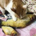 thumbnail image 2 of Pet Cat Kitten Chewing Cat Toys Stuffed Fish Mint Pet Interactive Cat Gift, 2 of 5