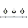 thumbnail image 3 of Swiss Tech 48" Aluminum I-Beam Level 3 vial, 3 of 6