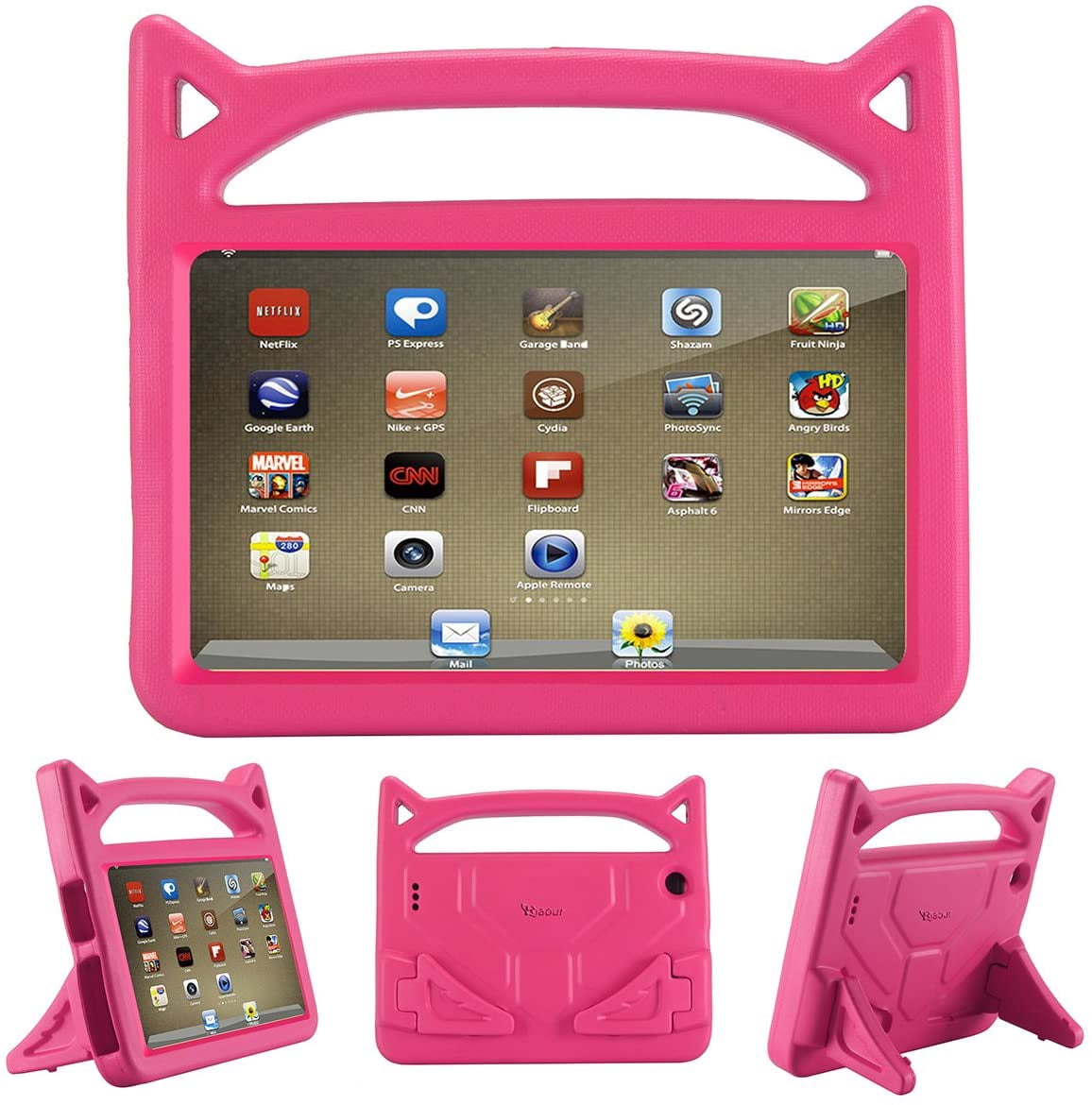 Tablet 7 2019 Case for Kids, Light Weight Shock Proof Convertible Handle Stand EVA Protective Kids Case for 7 inch Display Tablet