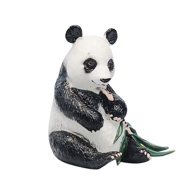 EGNMCR Simulation Mignons Pandas Modèle Sichuan Pandas Géants Pandas Rouges à Faire à la Main Poupée en Peluche Cadeaux d'Anniversaire pour Enfants