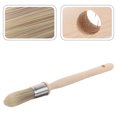 thumbnail image 3 of Pinceau Rond avec Manche en Bois Ensemble de 2 Outils de Peinture d'Angle, 3 of 8