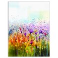 thumbnail image 2 of Abstract Cosmos of Colorful Flowers - Large Flower Canvas Wall Art, 2 of 3