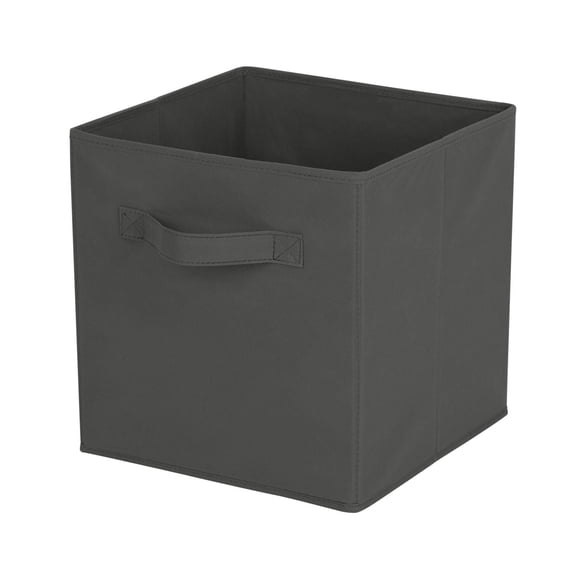 Mainstays Storage Cube Fabric Basket Bin - Foldable, Great for Nursery, Playroom, Closet, Home Organization