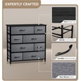 thumbnail image 4 of Sorbus Dresser with 8 Drawers- Black, 4 of 6
