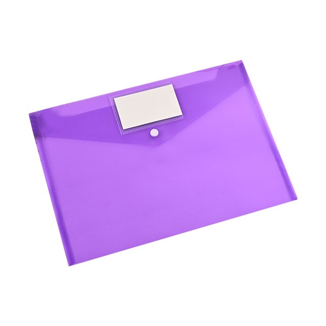 Sac de Documents Coloré A4 PP pour Fichiers et Organisation de Papeterie