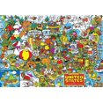 thumbnail image 4 of Buffalo Games - Cartoon World - US Landmarks - 500 Piece Jigsaw Puzzle, 4 of 5