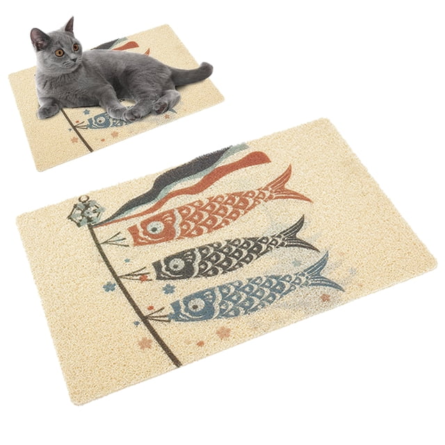 Cat Litter Mat Moisture-Proof Breathable Pet Litter Mat Feeding Mat for Pet Cats