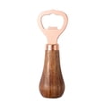 thumbnail image 2 of Stainless Steel Bottle Opener, Solid Wood Handle Vertical Beer Wine Opener, Wall Mounted Home Bar Tool, Durable Rustic Kitchen Accessory for Daily Use, 2 of 5