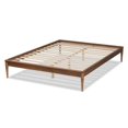 thumbnail image 4 of Baxton Studio Tallis Walnut Brown Finished Wood Queen Size Bed Frame, 4 of 10