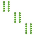 thumbnail image 3 of Baohd EVA Foam Golf Swing Exercises Practice Training Balls Golfing Skills Green 42mm 3Set, 3 of 6