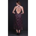 thumbnail image 3 of Bimba Robe de Plage Teinture sur Nœuds pour Femmes, Imprimée, Dos Nu, Longue, à Col Licou, Rayondress-Petit, 3 of 6