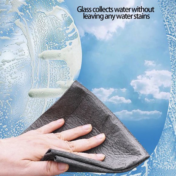 RKSTN The Rag Glass Wiping Rag Multifunctional Wiping Cloth That Does Not Leave Water Marks Towel Absorbing Water Cleaning Car Wiping Rag Kitchen Gadgets
